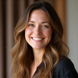 Portrett av Helene Kvam, spesialist på tekstiler og fargesammensetning